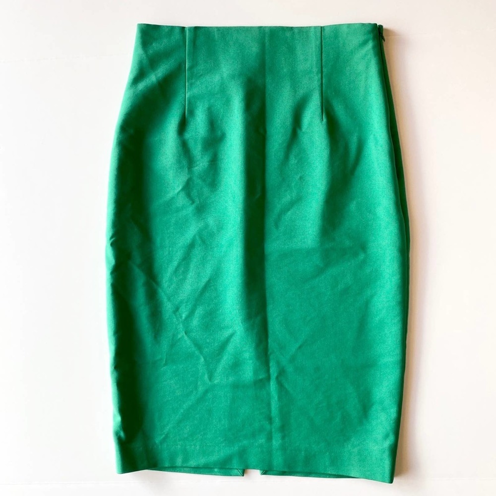 Zara Woman Pencil Skirt Green Career Work Size S